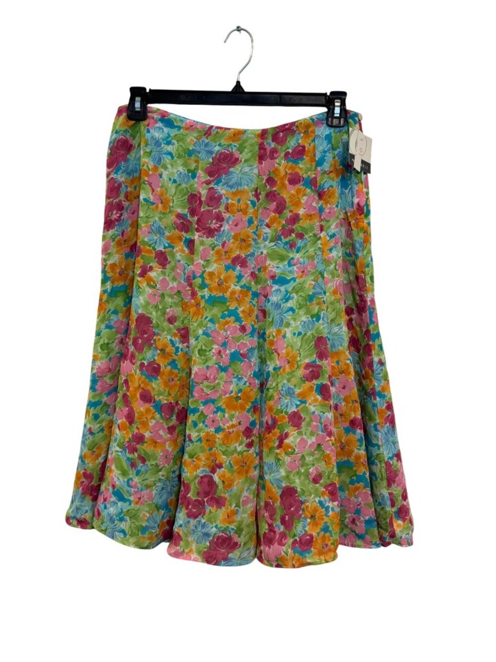 Floral A-Line Skirt By Emma James Size 10 Colorful